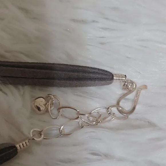 Jay King Lapis and Blue Agate Pendant with Suede Cord Necklace NEW - Picture 6 of 8